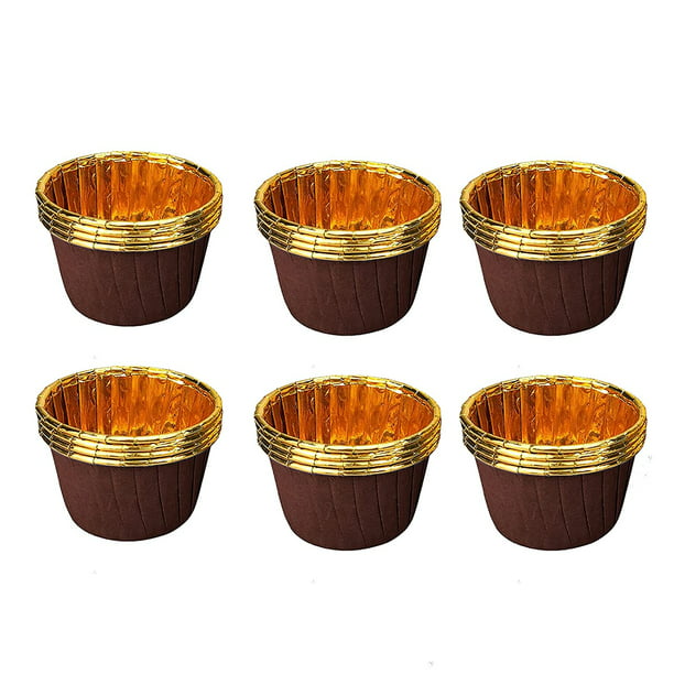 100 brown animal print cupcake liners baking paper cup muffin cases 50X33MM 